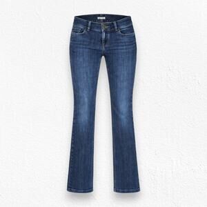 Y2K Vintage CAbi Dark Wash Low Rise Straight Leg Lou Lou Style 201 Jeans Size 4